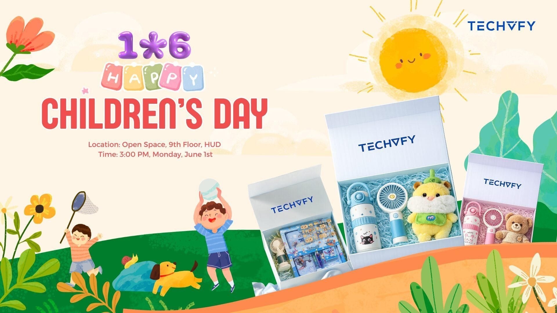 Lively Atmosphere on International Children's Day 1/6 at Techvify Office