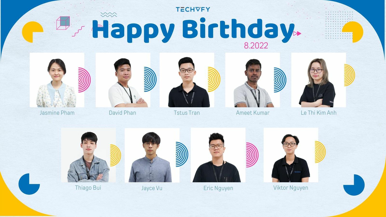 happy birthday 2208 TECHVIFY Careers