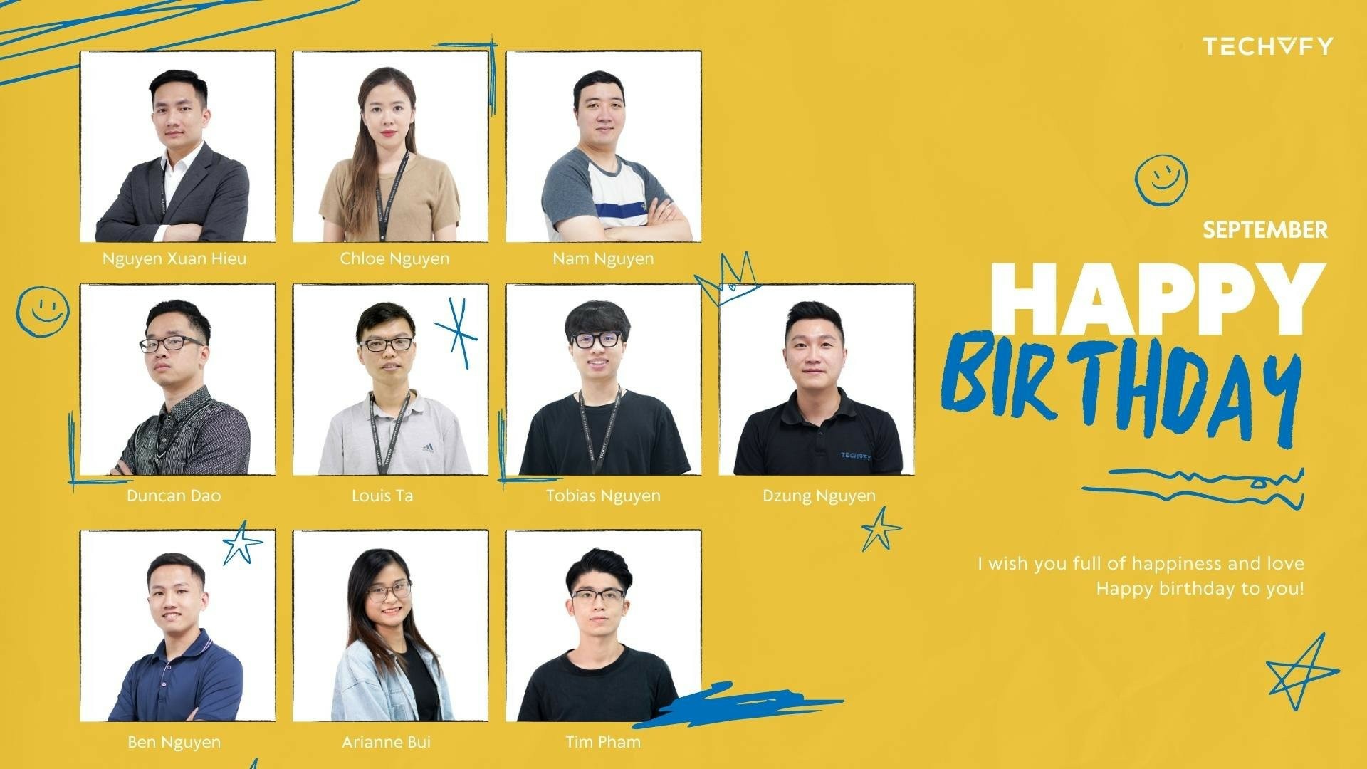 happy birthday 2209 TECHVIFY Careers